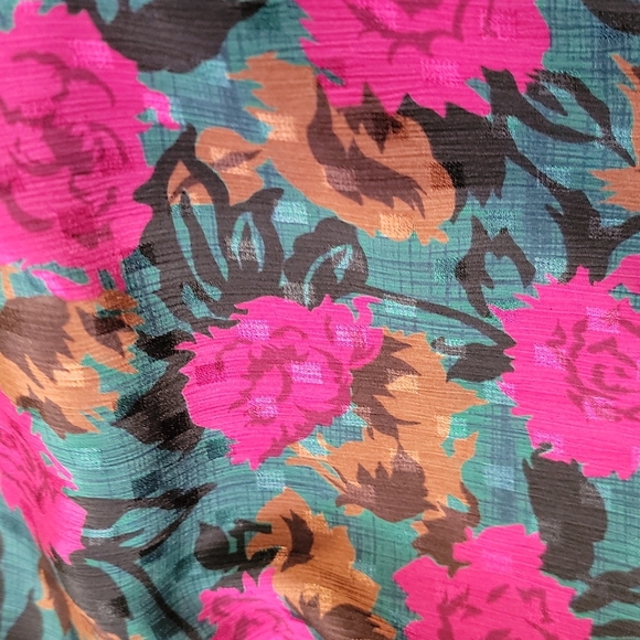 Vintage rrrrruss Russ Togs vintage blouse & skirt. Size 10 top & size 12… - Picture 3 of 10